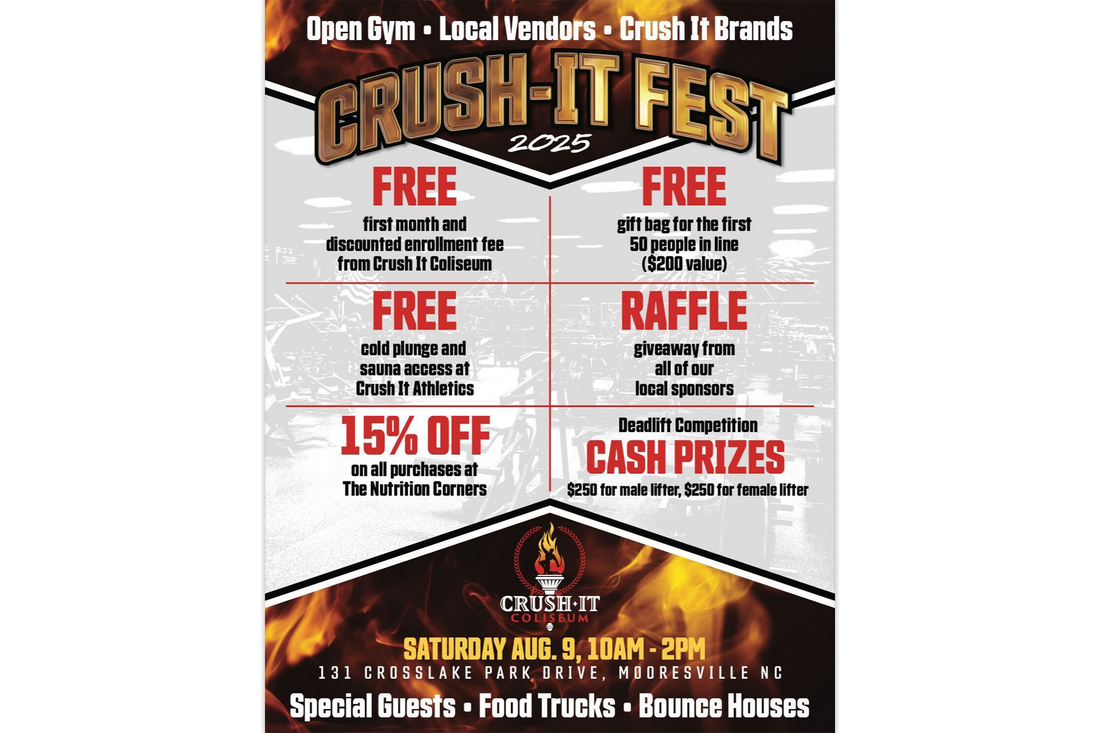 CORE Nutritionals Proud to Join Crush It Fest 2025 at Crush It Coliseum 
