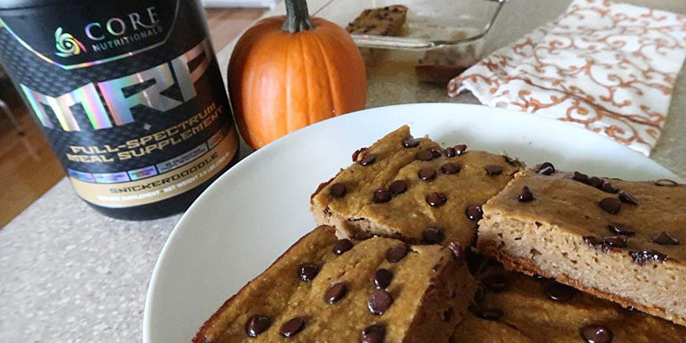 CRUSH IT! Café: Chocolate Chip Pumpkin Bars