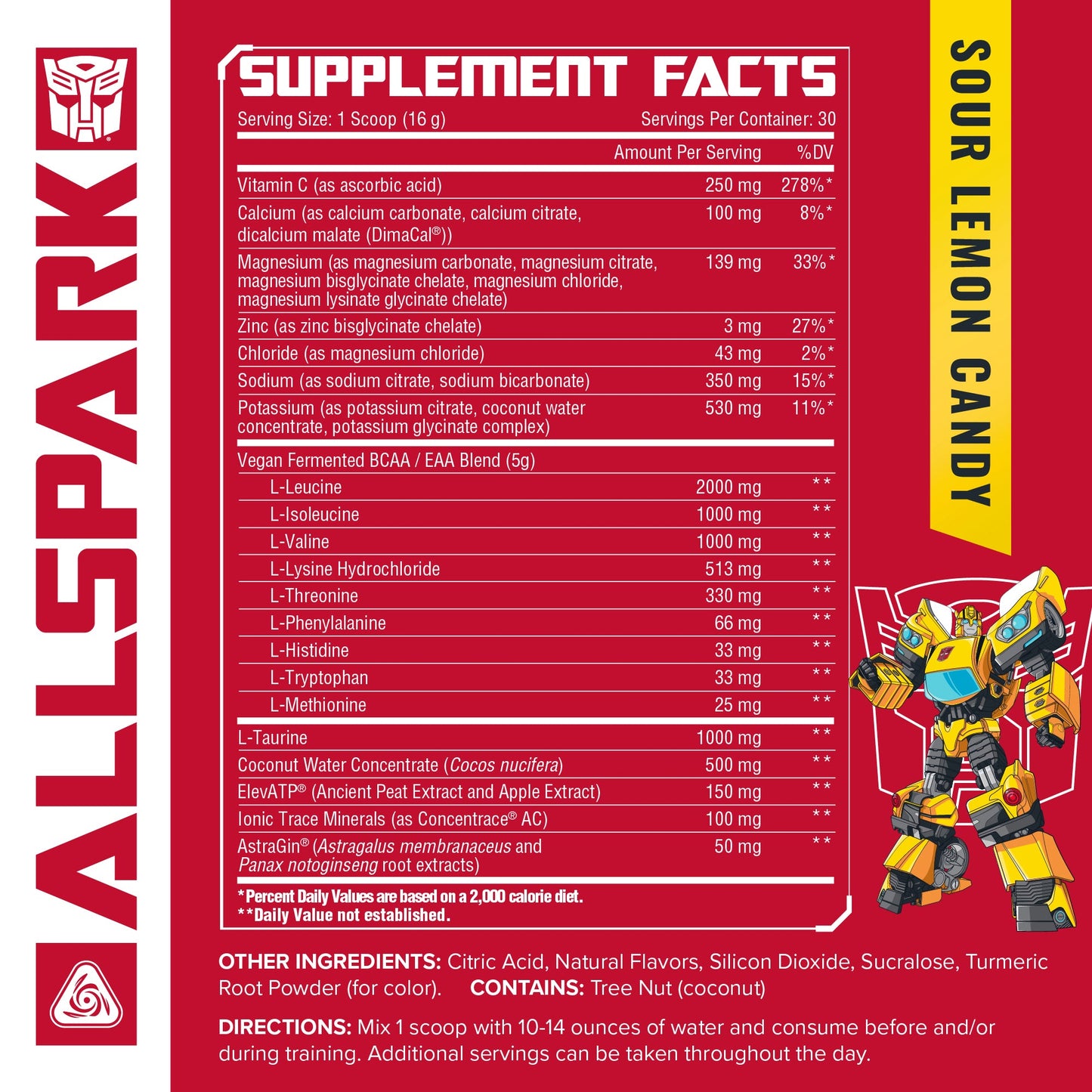 Transformers® Starscream Allspark Energy & Performance Supplement