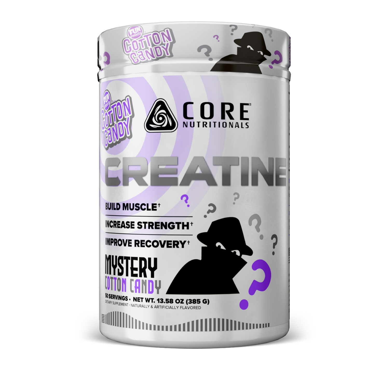 Core Nutritionals Fun Sweets® Creatine Powder for Strength, Performance & Muscle Growth