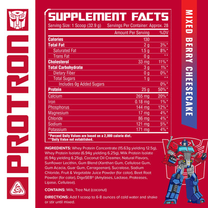 Transformers® Starscream Protron with Whey + Casein Blend