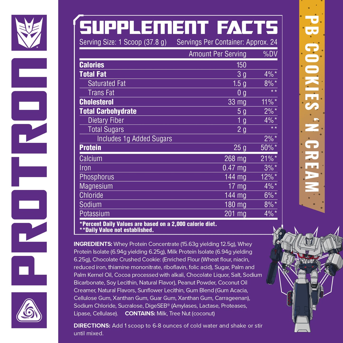 Transformers® Bumblebee Protron with High-Powered Protein Blend